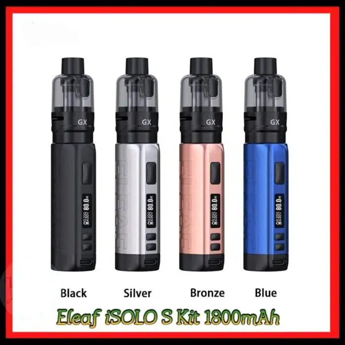 3 8 Best Vape Store UAE Online | Dxb Vape Club Online Eleaf iSolo S 80w Kit 1800mAh