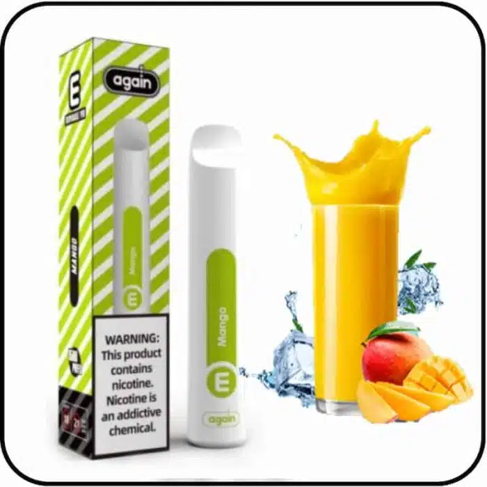 Again Disposable Vape Mango 1500 Puffs Best Vape Store UAE Online | Dxb Vape Club Online Again Disposable Vape 1500 Puffs