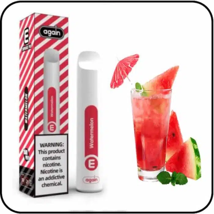 Again Disposable Vape Watermelon 1500 Puffs Best Vape Store UAE Online | Dxb Vape Club Online Again Disposable Vape 1500 Puffs