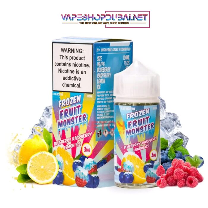 Blueberry Raspberry Lemon Ice by Frozen Fruit Monster 100ml