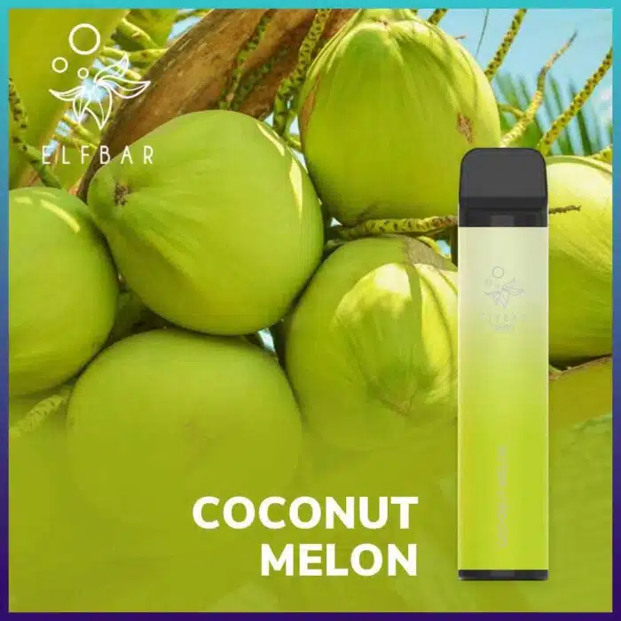 COCONUT MELON BY ELF BAR DISPOSABLE VAPE 3500PUFFS IN DUBAI UAE