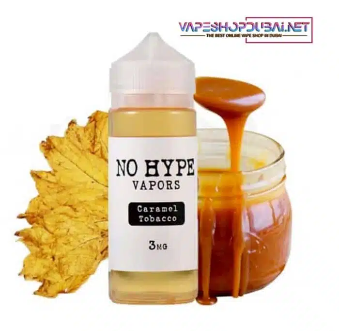 Caramel Tobacco No Hype Vapors Ejuice 120ml Best Vape Store UAE Online | Dxb Vape Club Online CARANEL TOBACCO BY NO HYPE VAPORS 120ML