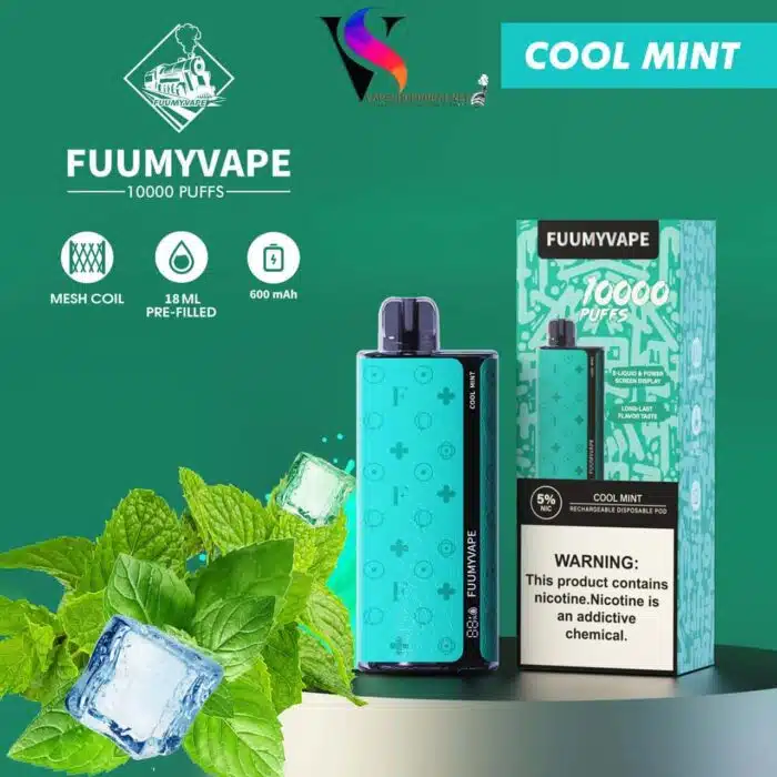 Cool Mint 10000 Best Vape Store UAE Online | Dxb Vape Club Online FUUMYVAPE RECHARGEBLE DISPOSABLE 10000 PUFFS