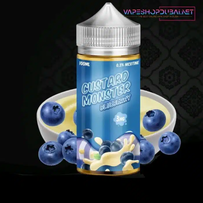 Custard Monster blueberry 100ml Best Vape Store UAE Online | Dxb Vape Club Online Custard Monster blueberry 100ml