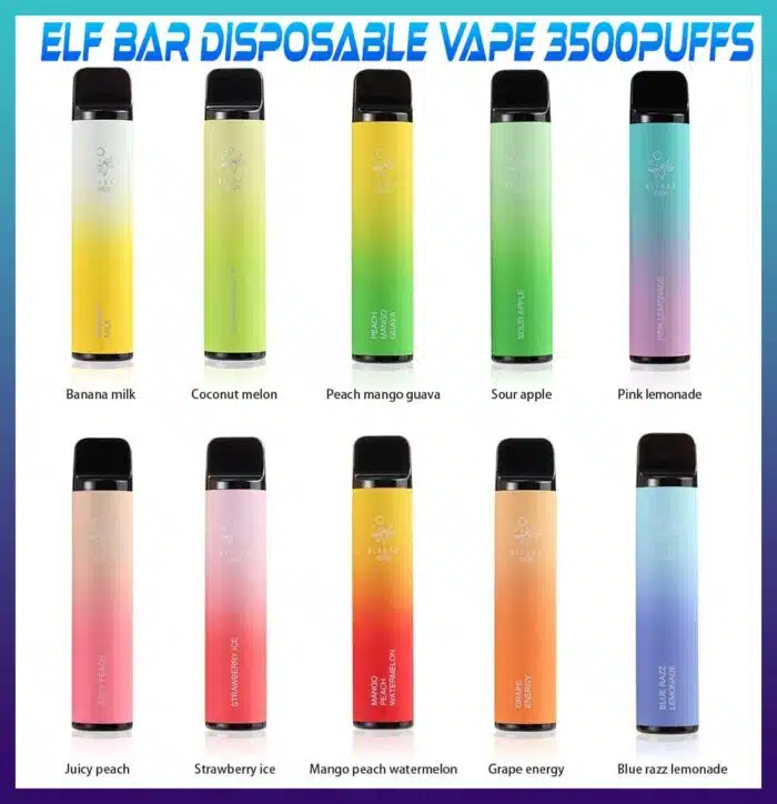 ELF BAR DISPOSABLE VAPE 3500PUFFS IN DUBAI UAE