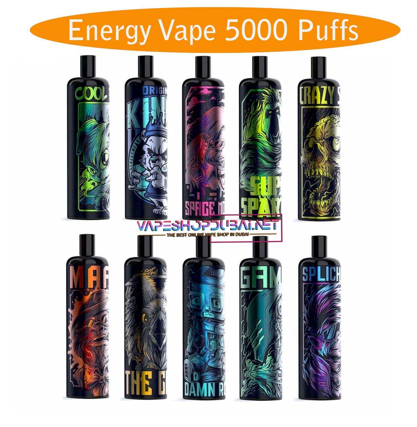 ENERGY DISPOSABLE VAPE 5000 PUFFS IN DUBAI 1