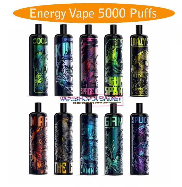 ENERGY DISPOSABLE VAPE 5000 PUFFS IN DUBAI