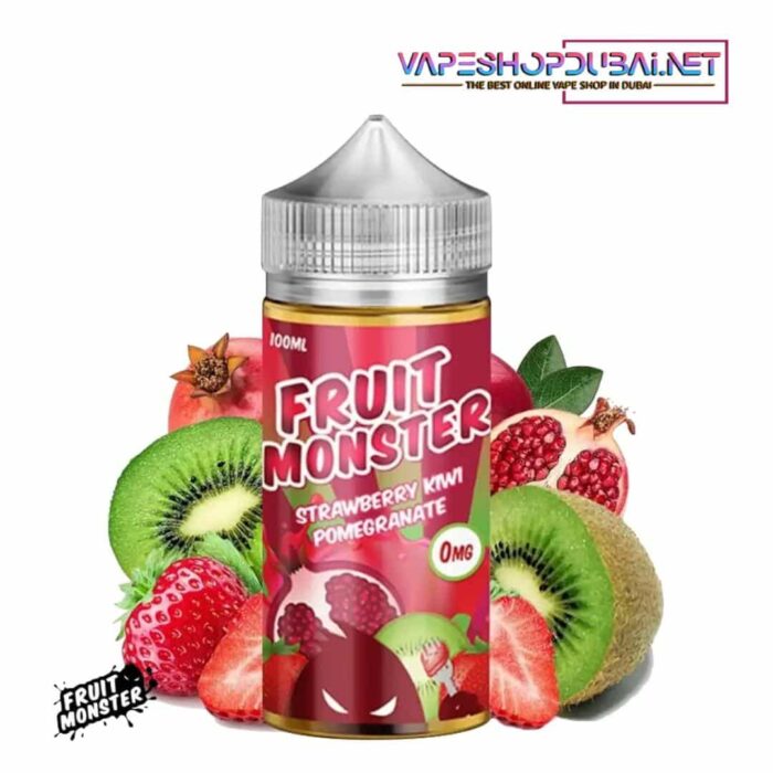 Fruit Monster Strawberry Kiwi Pomegranate 100ml Best Vape Store UAE Online | Dxb Vape Club Online Fruit Monster Strawberry Kiwi Pomegranate 100ml