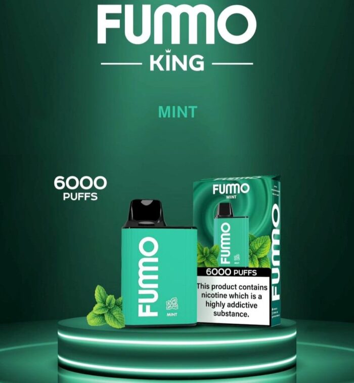 Fumo King 6000 Puffs Disposable Vape Mint 1