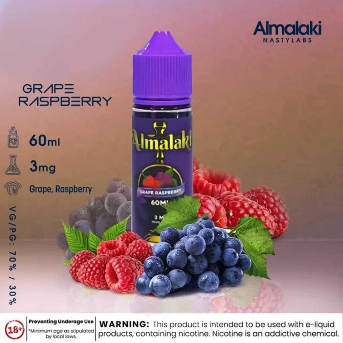 Grape Raspberry 60ml Almalaki For Nasty By Best In Dubai Now