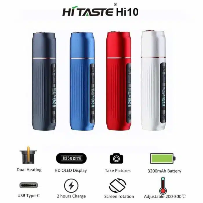 Hitaste hi10 heat not burn device