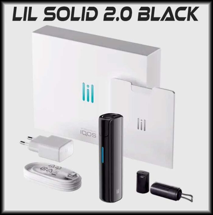 IQOS LIL SOLID 2 Best Vape Store UAE Online | Dxb Vape Club Online LIL SOLID 2.0 BLACK HEAT NOT BURN KIT IN DUBAI UAE