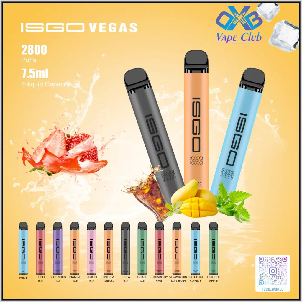 Isgo Vegas Disposable 2800 Puffs In Dubai UAE