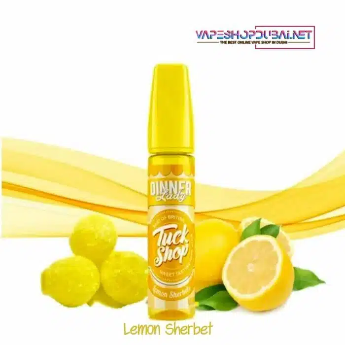 Lemon Sherbet by Dinner Lady 60ml Best Vape Store UAE Online | Dxb Vape Club Online Lemon Sherbet by Dinner Lady 60ml