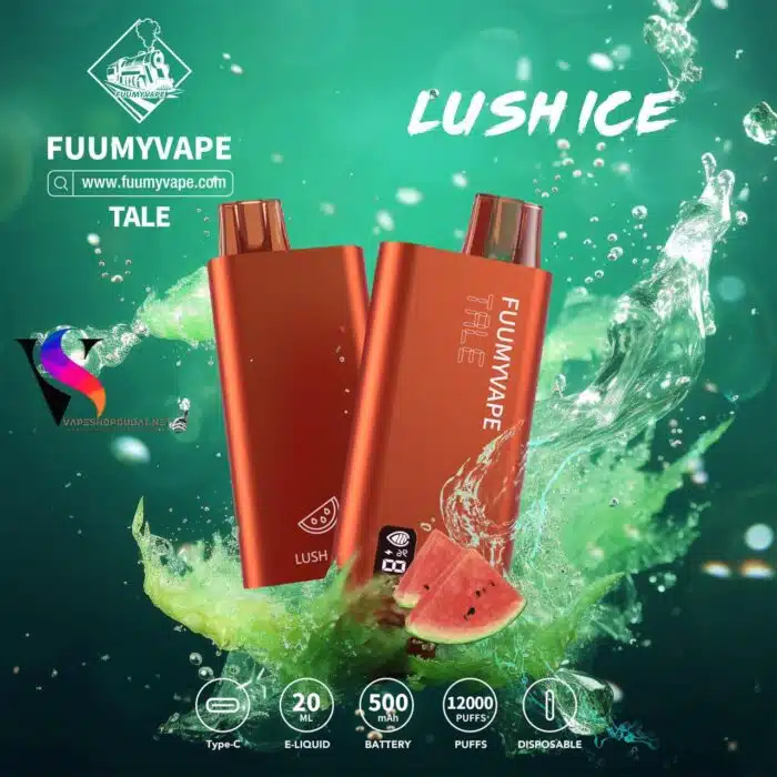 Lush ICE F Best Vape Store UAE Online | Dxb Vape Club Online FUUMYVAPE TALE 12000 PUFFS RECHARGEABLE DISPOSABLE IN UAE