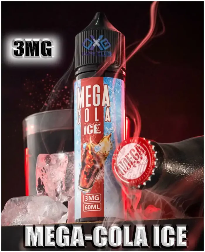 MEGA 60ML Bottle E Liquid MEGA Cola Ice Best Vape Store UAE Online | Dxb Vape Club Online Mega E-Liquid By Grand E-Juice 60ml In Dubai