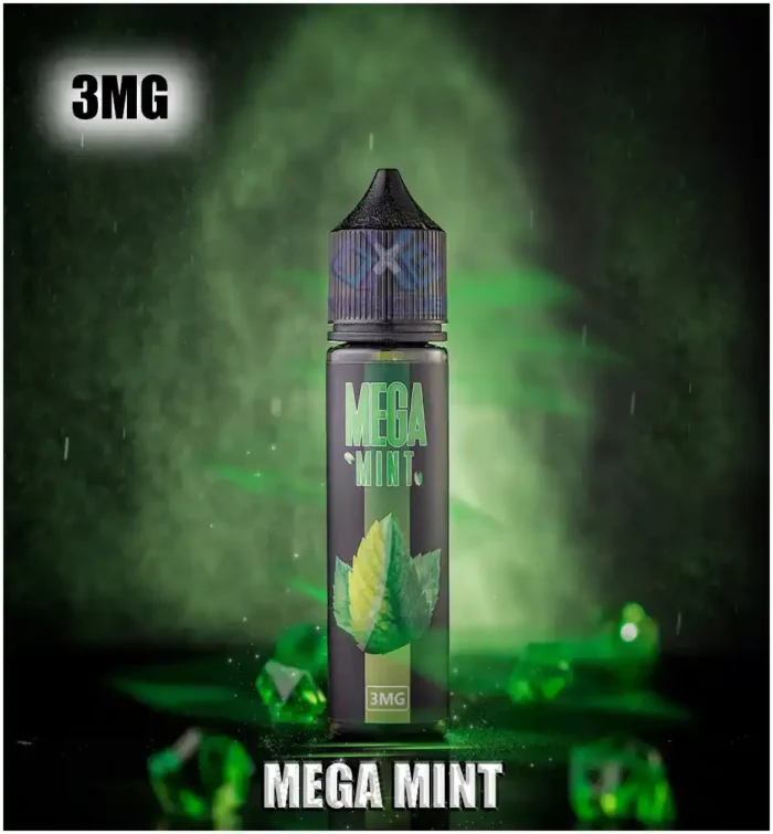 MEGA 60ML Bottle E Liquid MEGA Mint Best Vape Store UAE Online | Dxb Vape Club Online Mega E-Liquid By Grand E-Juice 60ml In Dubai