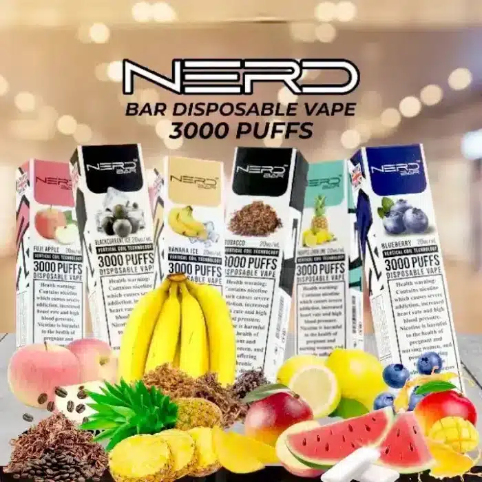 Nerd Bar 3000 Puffs Disposable Pod Vape