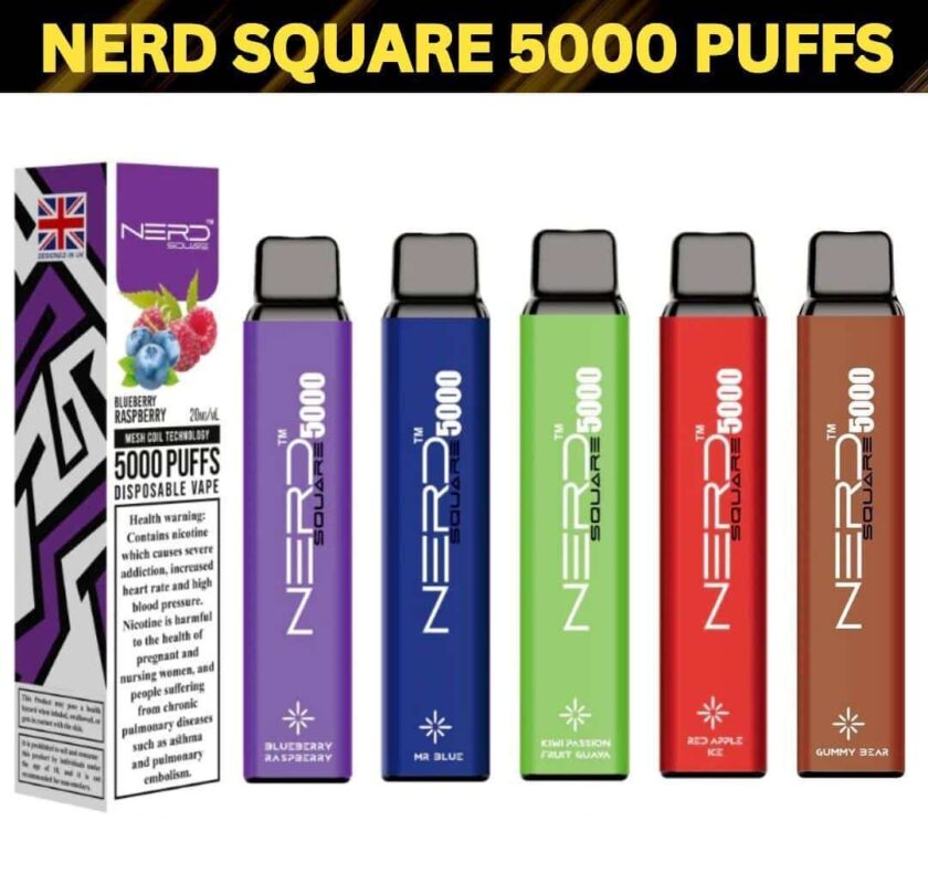 Nerd Square 5000 Puffs Disposable Vape 1