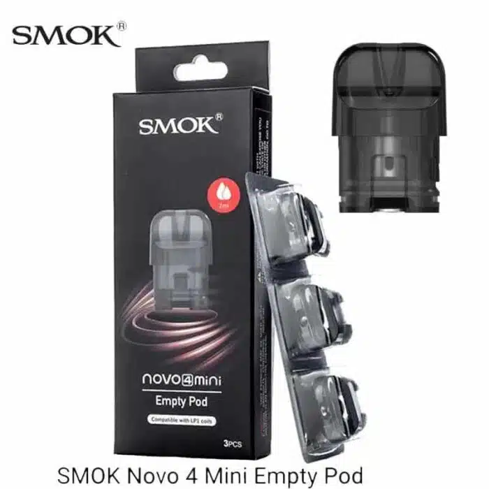 Smok Novo 4 Mini Pods Best Vape Store UAE Online | Dxb Vape Club Online SMOK Novo 4 Mini Empty Pods 2ml In UAE