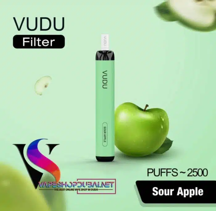 Sour Apple 1 Best Vape Store UAE Online | Dxb Vape Club Online VUDU DISPOSABLE VAPE (2500 PUFFS) IN DUBAI