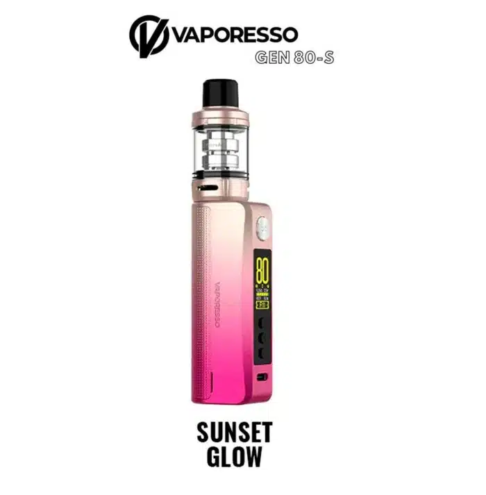 Sunset Glow Best Vape Store UAE Online | Dxb Vape Club Online Vaporesso Gen 80s Vape Starter Kit In Dubai