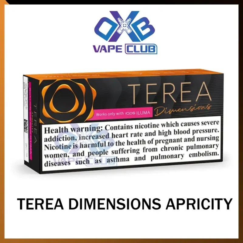 TEREA DIMENSIONS APRICITY Best Vape Store UAE Online | Dxb Vape Club Online Terea Dimensions Apricity