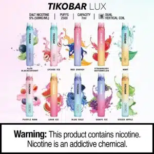 TIKOBAR LUX DISPOSABLE PODS 2500 PUFFS BY FUUMY 1 Best Vape Store UAE Online | Dxb Vape Club Online Home