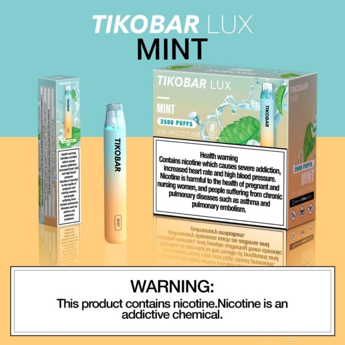 TIKOBAR LUX DISPOSABLE PODS 2500 PUFFS BY FUUMY3 Best Vape Store UAE Online | Dxb Vape Club Online TIKOBAR LUX DISPOSABLE PODS 2500 PUFFS BY FUUMY