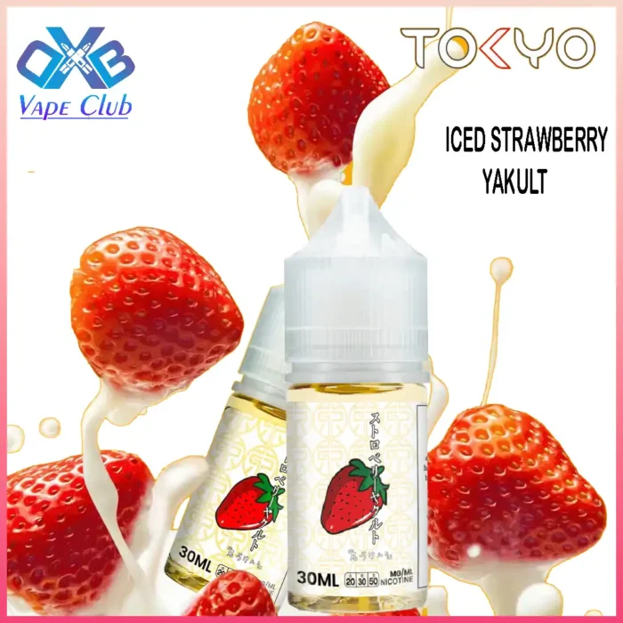 Tokyo-Salt-Nic-E-liquid-30ml-Ice-Strawberry-Yakult