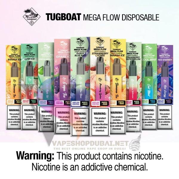 Tugboat Mega Flow Disposable 4000 Puffs