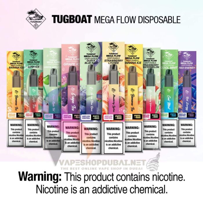 Tugboat Mega Flow Disposable 4000 Puffs