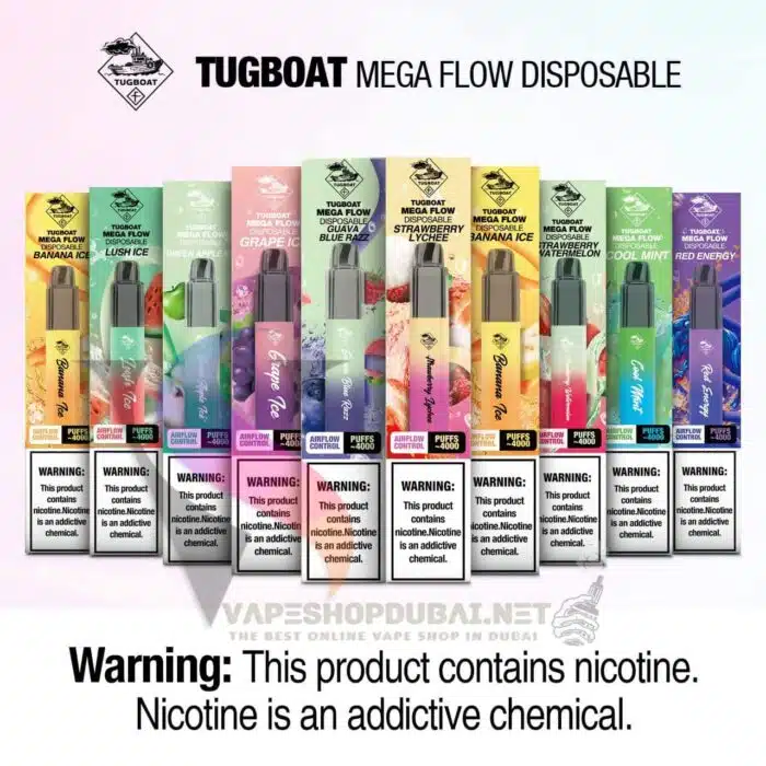 Tugboat Mega Flow Disposable 4000 Puffs Best Vape Store UAE Online | Dxb Vape Club Online ISGO BAR DISPOSABLE VAPE (10000 puffs) IN DUBAI