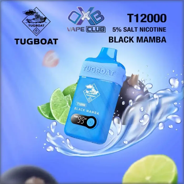 Tugboat-T12000-Disposble-Black-Mamba