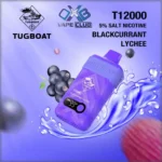 Tugboat-T12000-Disposble-Blackcurrant-Lychee