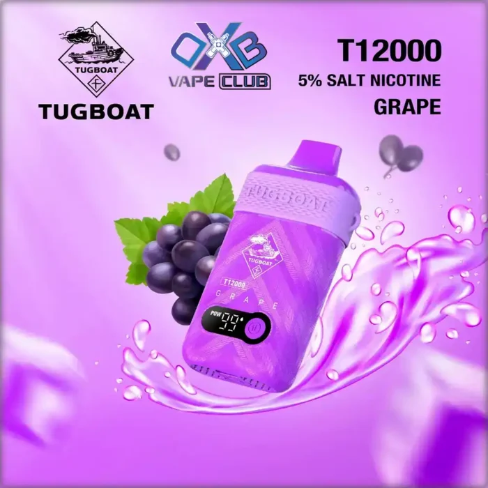 Tugboat-T12000-Disposble-Grape