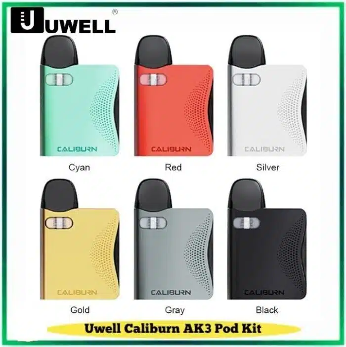 Uwell Caliburn AK3 Pod Kit 520mAh Best Vape Store UAE Online | Dxb Vape Club Online Uwell Caliburn AK3 Pod Kit 520mAh In UAE