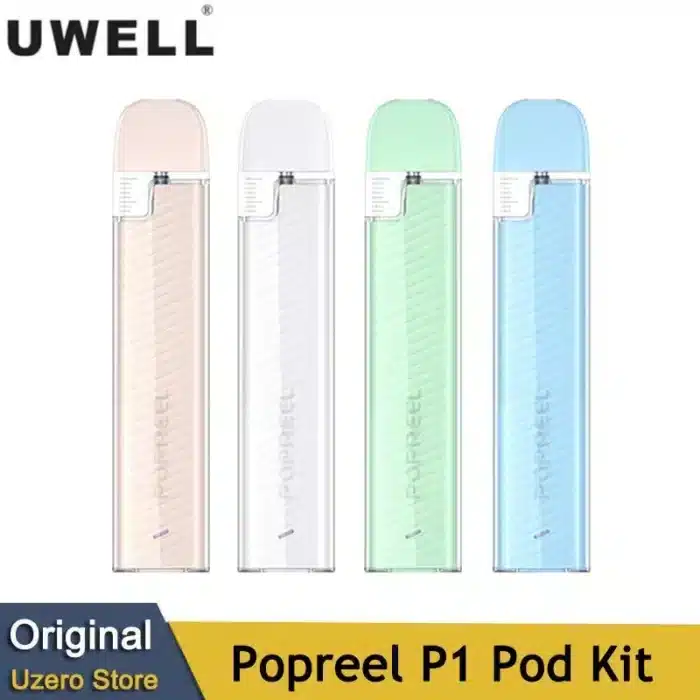 Uwell Popreel P1 Pod System Kit 400mAh 13W Best Vape Store UAE Online | Dxb Vape Club Online Uwell Popreel P1 Pod System Kit 400mAh 13W