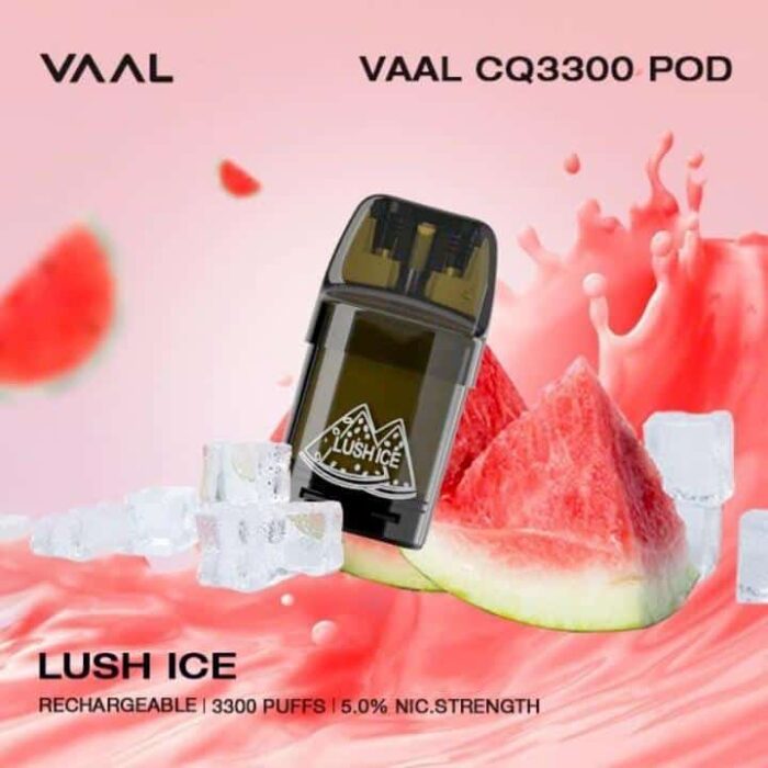 VAAL CQ3300 Replaceable Pod Disposable Lush Ice