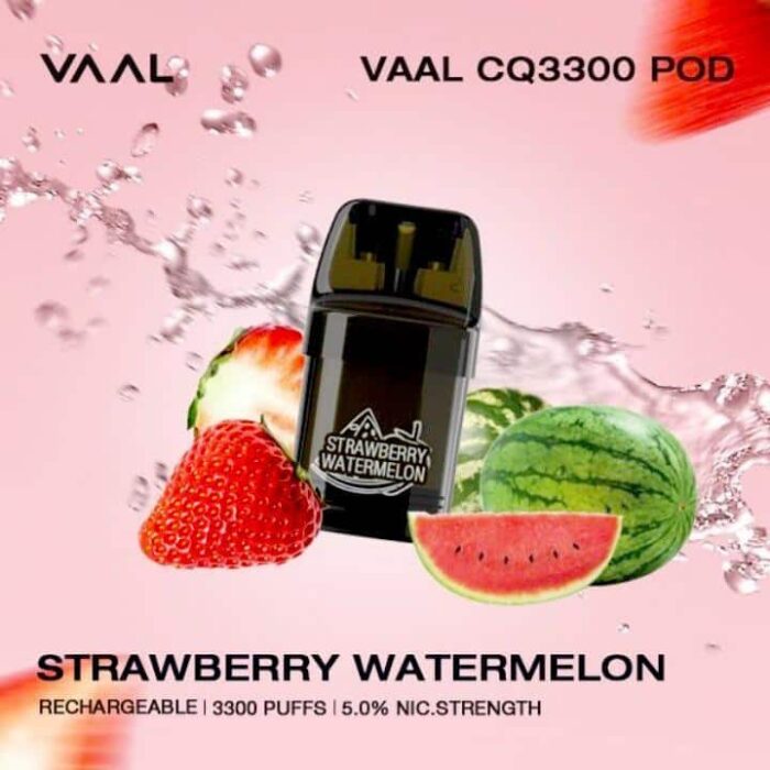 VAAL CQ3300 Replaceable Pod Disposable Strawberry Watermelon Ice