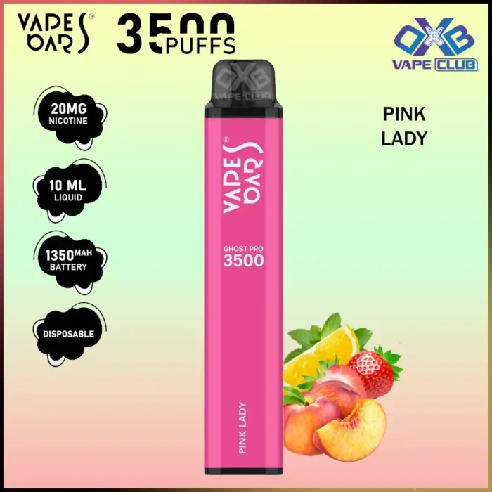 VAPES BARS GHOST PRO 3500 PUFFS 20MG PINK LADY Best Vape Store UAE Online | Dxb Vape Club Online Vapes Bars Ghost Pro 3500 Puffs | Buy Ghost Pro AED 40