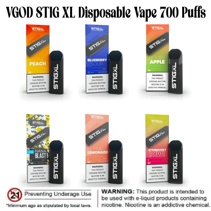 VGOD STIG XL 700 PUFFS DISPOSABLE