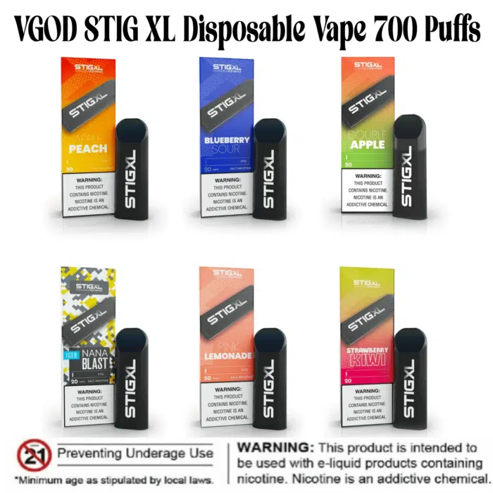 VGOD STIG XL 700 PUFFS DISPOSABLE Best Vape Store UAE Online | Dxb Vape Club Online VGOD STIG XL Disposable Vape 700 Puffs In UAE