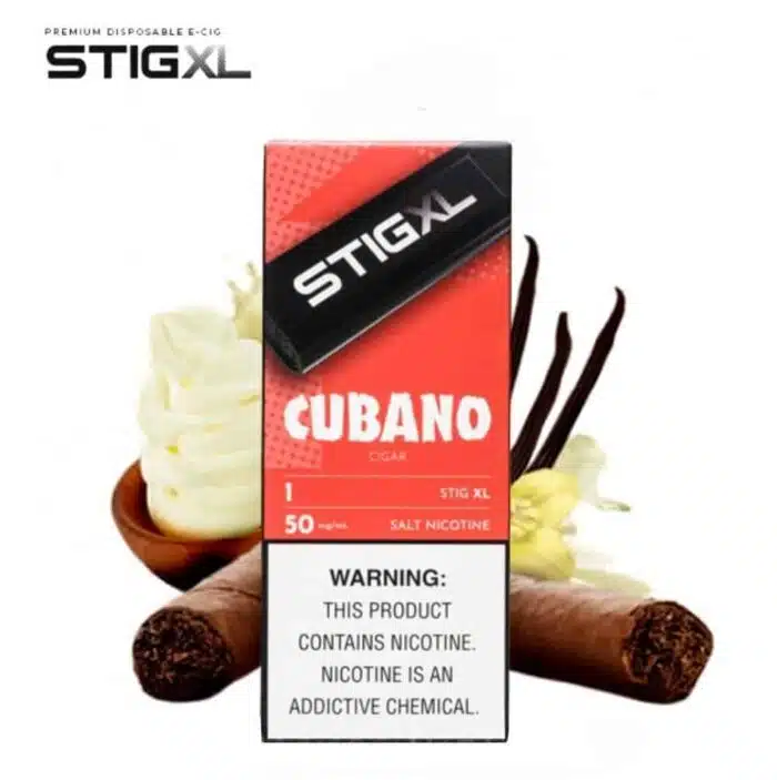 VGOD STIG XL Disposable Vape Cubano Best Vape Store UAE Online | Dxb Vape Club Online VGOD STIG XL Disposable Vape 700 Puffs In UAE