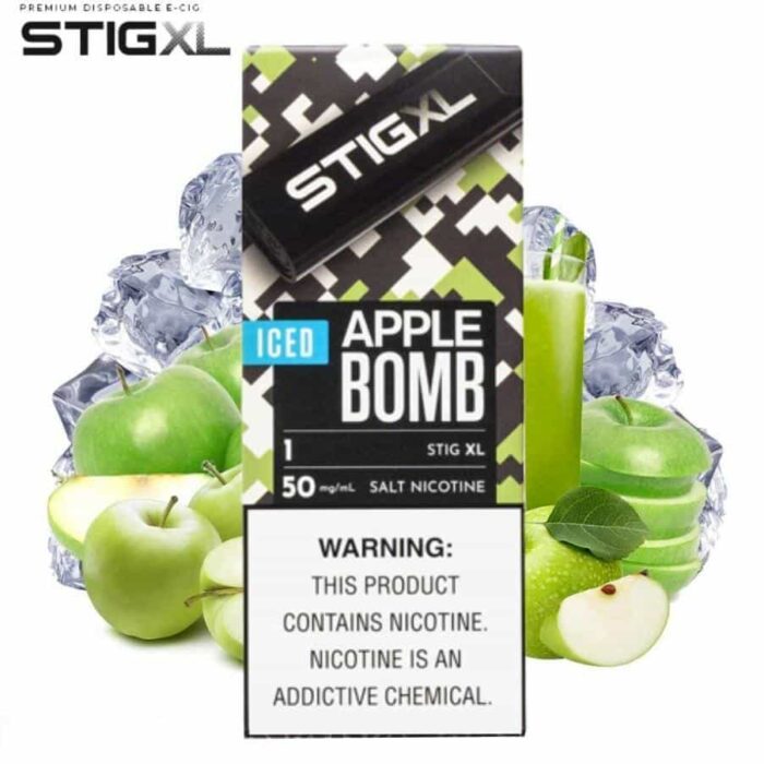 VGOD STIG XL Disposable Vape Iced Apple Bomb Best Vape Store UAE Online | Dxb Vape Club Online VGOD STIG XL Disposable Vape 700 Puffs In UAE