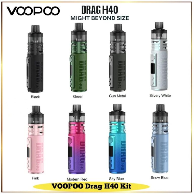 VOOPOO Drag H40 Pod Kit 40w 1500mAh Best Vape Store UAE Online | Dxb Vape Club Online Home