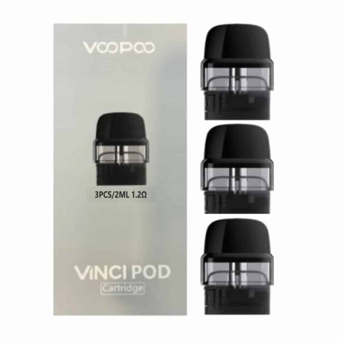 VOOPOO VINCI POD CARTRIDGE 3PCS 1.2Ω Best Vape Store UAE Online | Dxb Vape Club Online Voopoo Vinci Pod Cartridge 2ml Pack 3Pcs in Dubai UAE