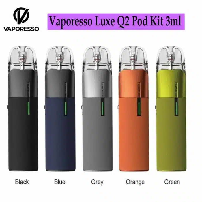 Vaporesso Luxe Q2 Pod Kit Best Vape Store UAE Online | Dxb Vape Club Online Vaporesso Luxe Q2 Pod Kit 3ml capacity 1000mAh In UAE