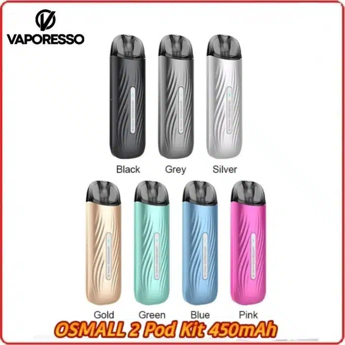 Vaporesso Osmall 2 Pod Kit 450mAh Battery Best Vape Store UAE Online | Dxb Vape Club Online Vaporesso Osmall 2 Pod Kit In UAE