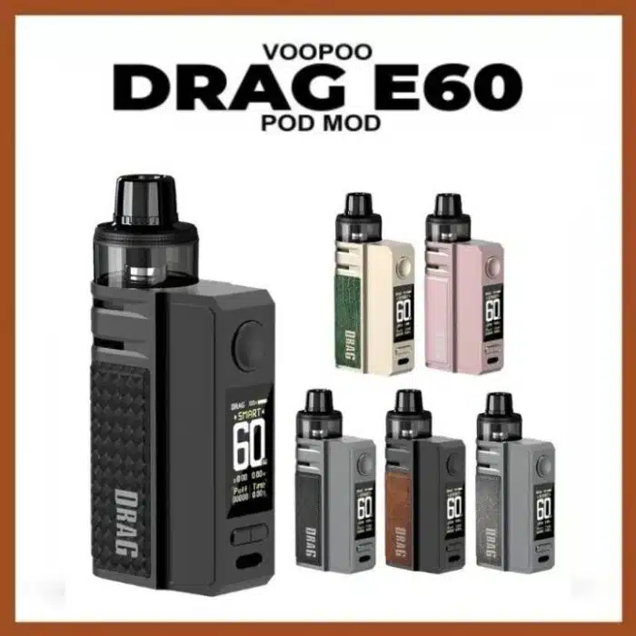 Voopoo DRAG E60 Pod Kit Best Vape Store UAE Online | Dxb Vape Club Online Voopoo DRAG E60 Pod Kit 60W In UAE